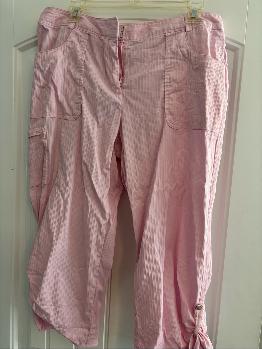 Izod Light Pink Stretch Capris